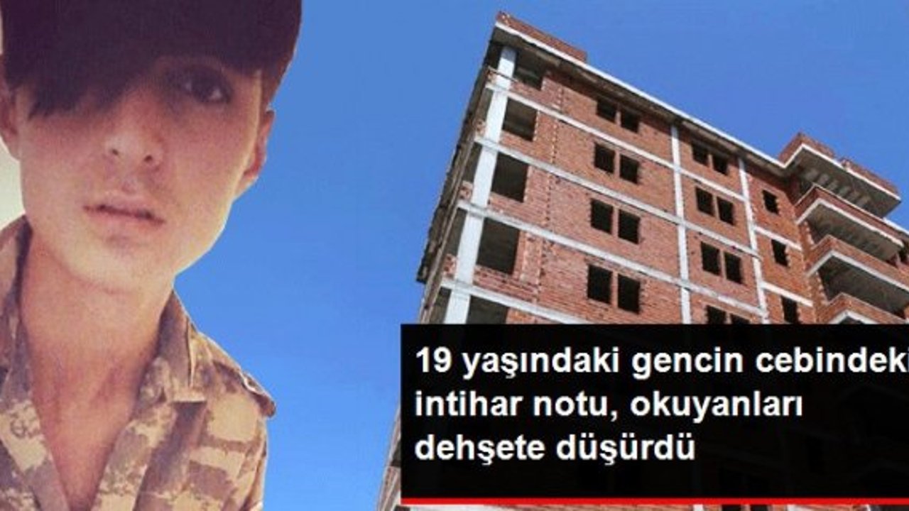 İnşaat Halindeki Binadan Atlayan Gencin Üzerinden "Ölmezsem Beni Öldürün" Yazılı Not Çıktı