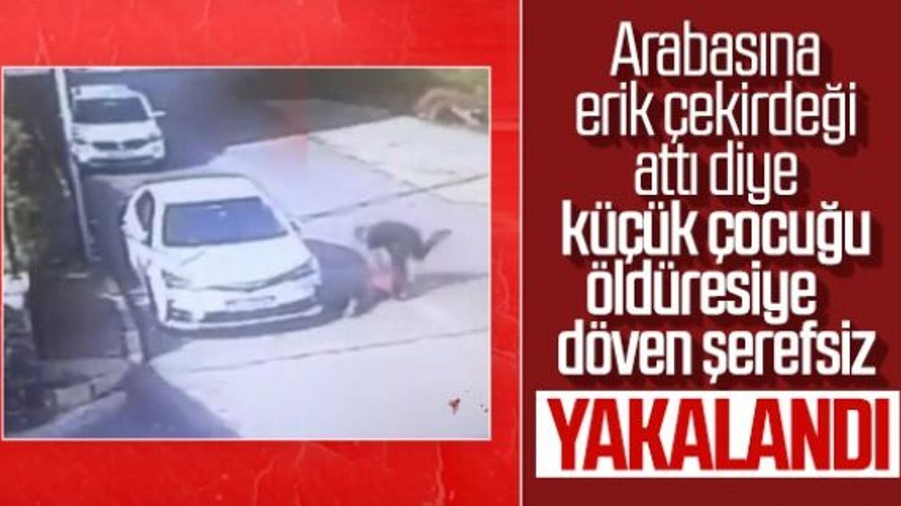 Tuzla'da aracına erik atan çocuğu öldüresiye dövdü
