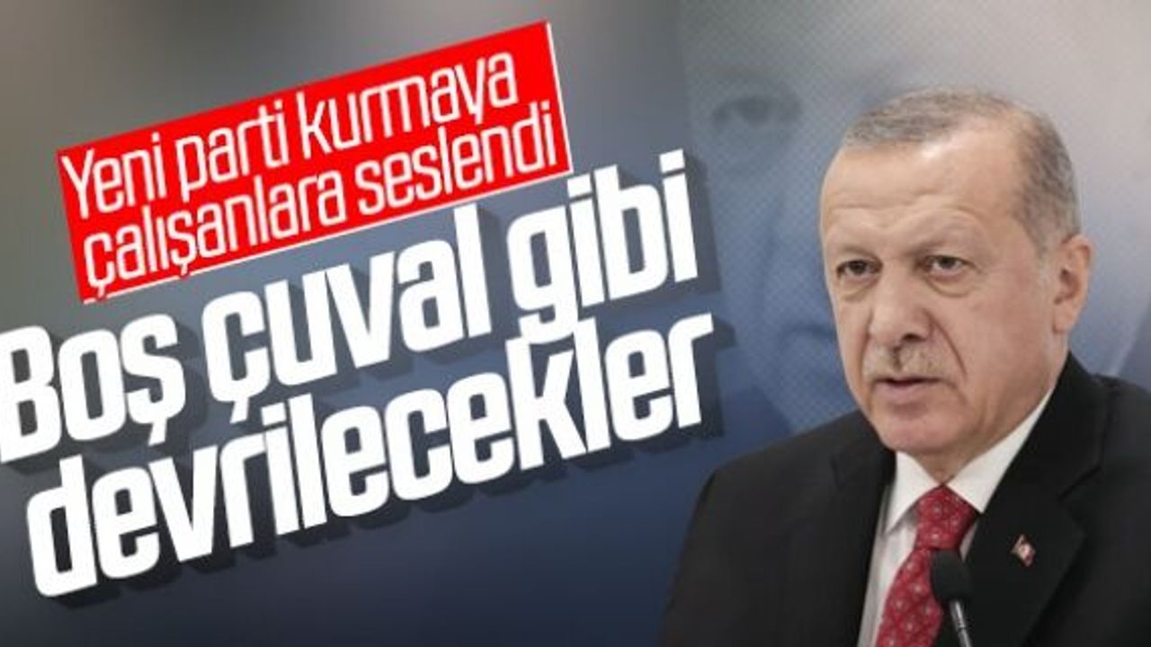 Erdoğan'dan AK Parti'den ayrılanlara sert eleştiri