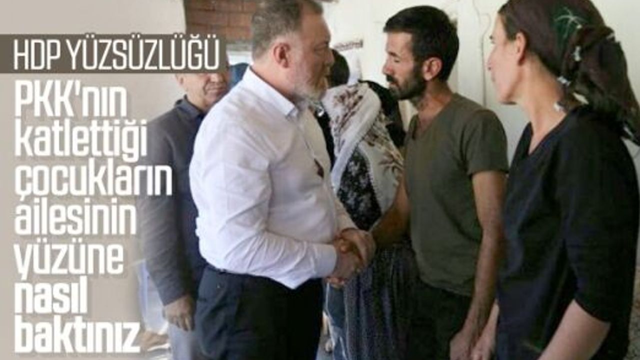 HDP, PKK'nın katlettiği çocukların ailesini ziyaret etti