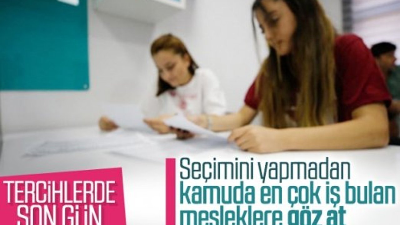 Kamuda en çok iş bulan meslekler listesi