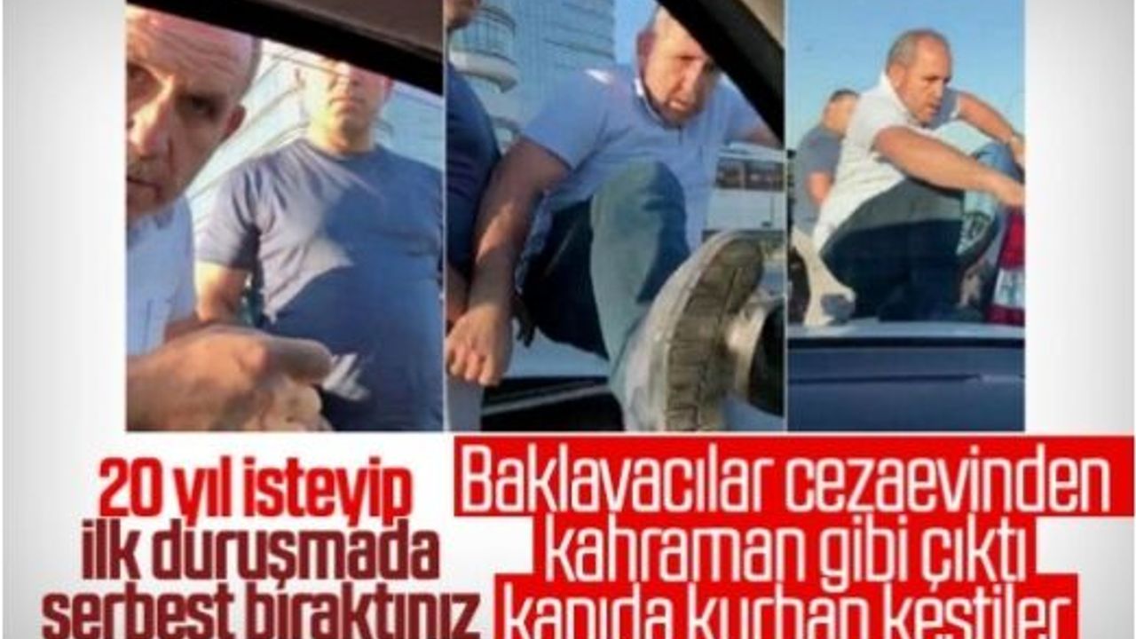 Trafik magandası baklavacı kardeşlere 'tahliye kurbanı'