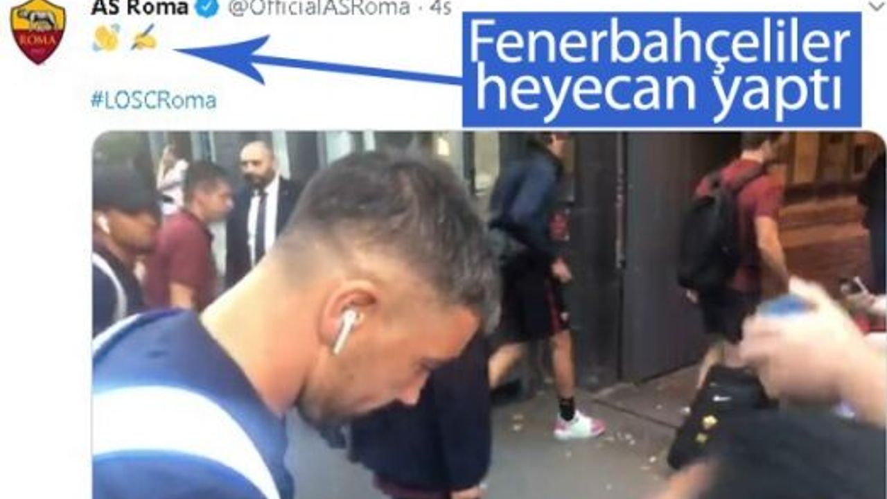 Roma'dan F.Bahçelileri heyecanlandıran Kolarov tweet'i