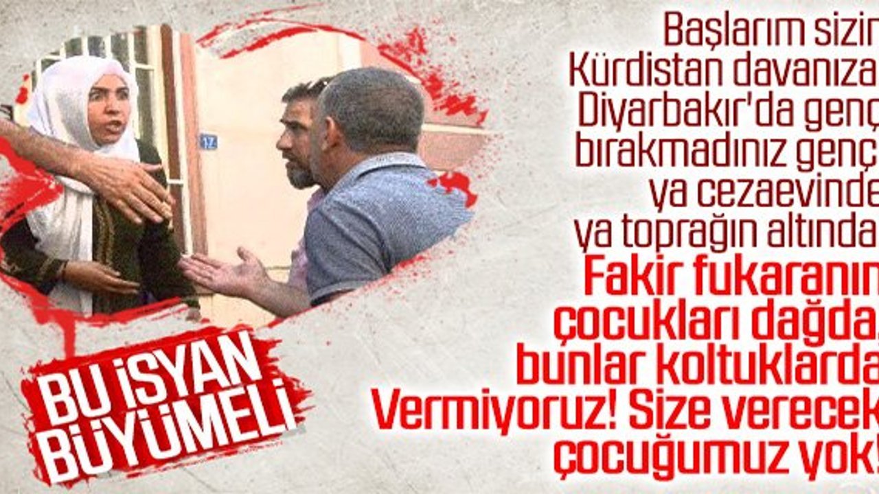 Acılı aileler gerçekleri HDP'nin yüzüne çarptı