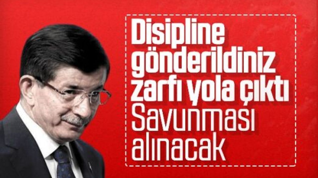 Ahmet Davutoğlu'nun savunması bekleniyor