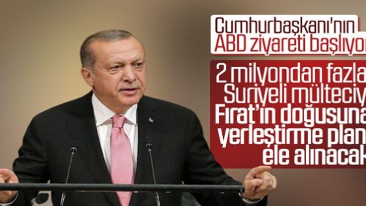 Cumhurbaşkanı Erdoğan, ABD'ye gidiyor