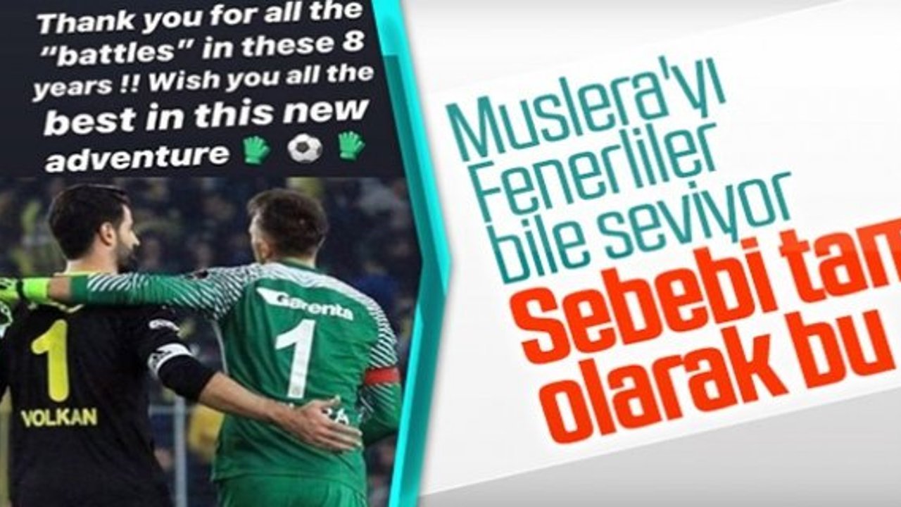 Muslera'dan Volkan'a veda mesajı