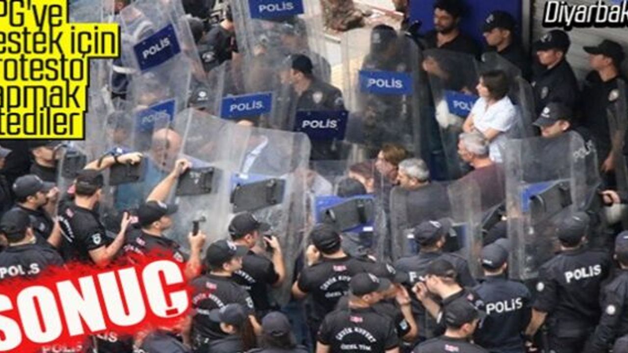 Barış Pınarı Harekatı'nı protesto etmek isyen HDP'lilere engel