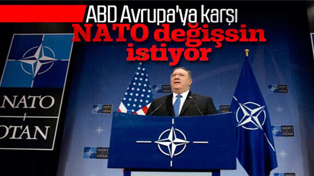 Macron'dan sonra Pompeo'dan NATO yorumu