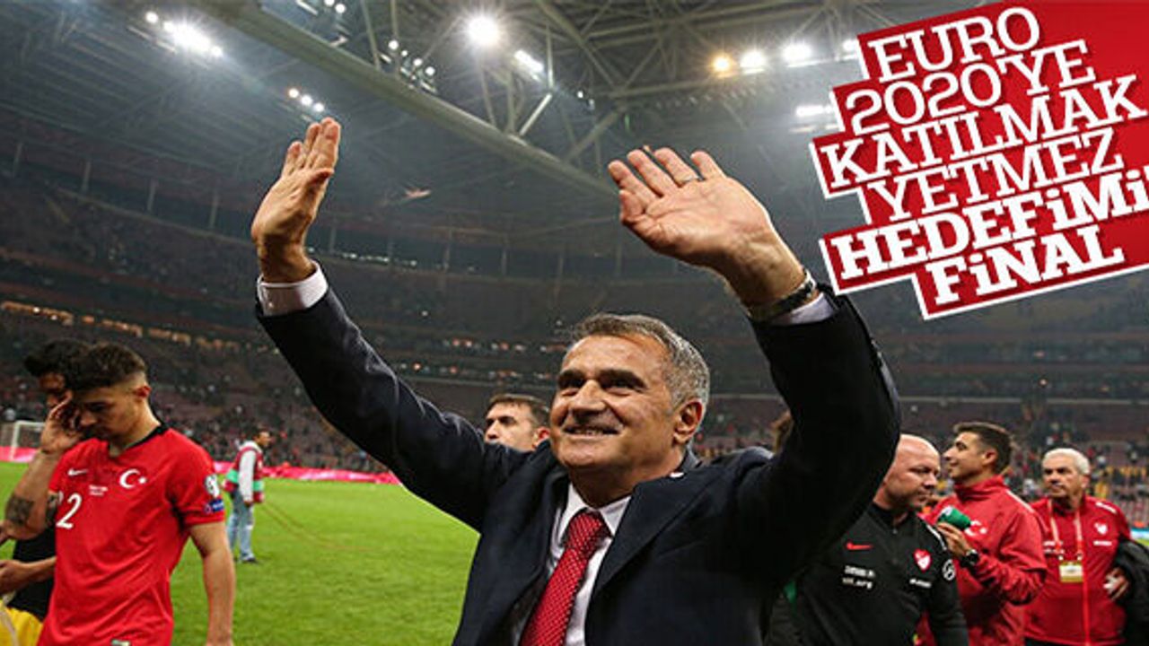 Şenol Güneş: Hayalim Wembley'de final oynamak