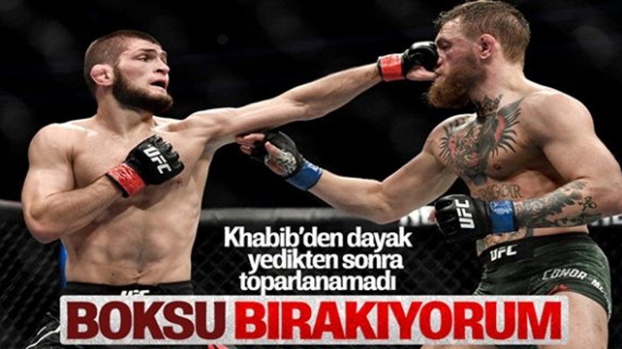 Conor McGregor emekli oldu