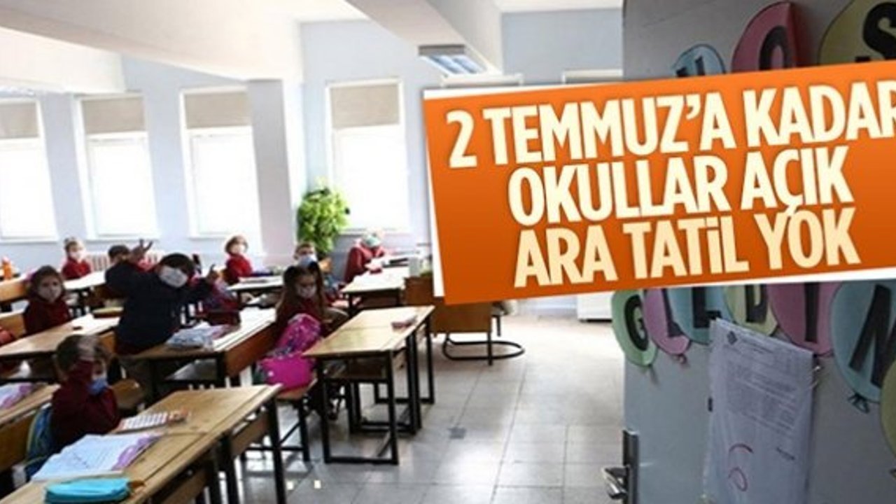 Ziya Selçuk'tan yaz tatili ve ara tatil açıklaması