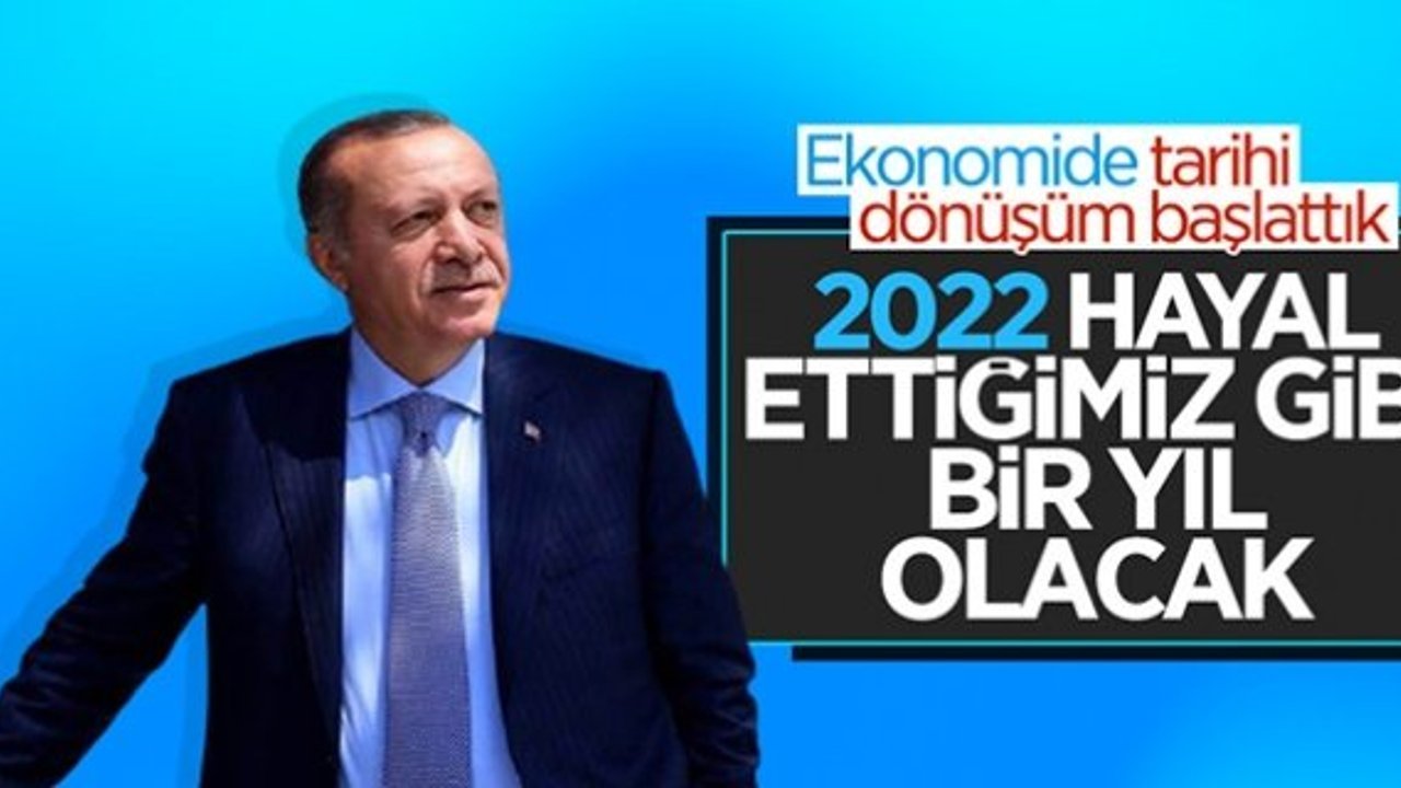 Cumhurbaşkanı Erdoğan'ın yeni yıl mesajı
