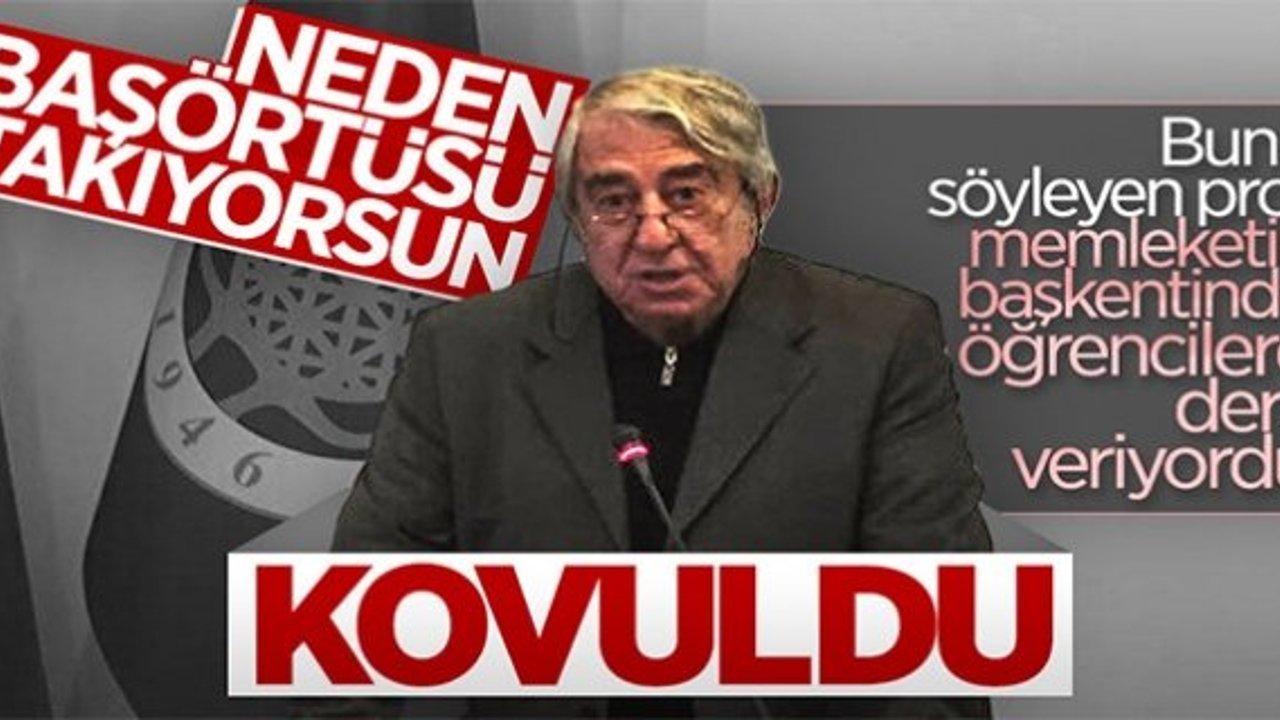 Ankara Üniversitesi'nde başörtüsü neden takıyorsunuz diyen hoca için karar
