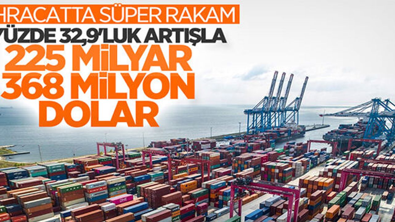 Cumhurbaşkanı Erdoğan, 2021 dış ticaret rakamlarını açıkladı