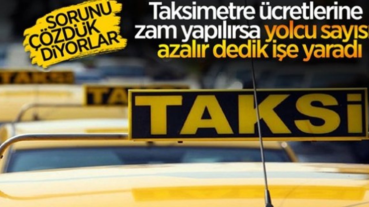 İstanbul Taksiciler Esnaf Odası Başkanı Aksu, taksimetre ücretlerine zammı savundu