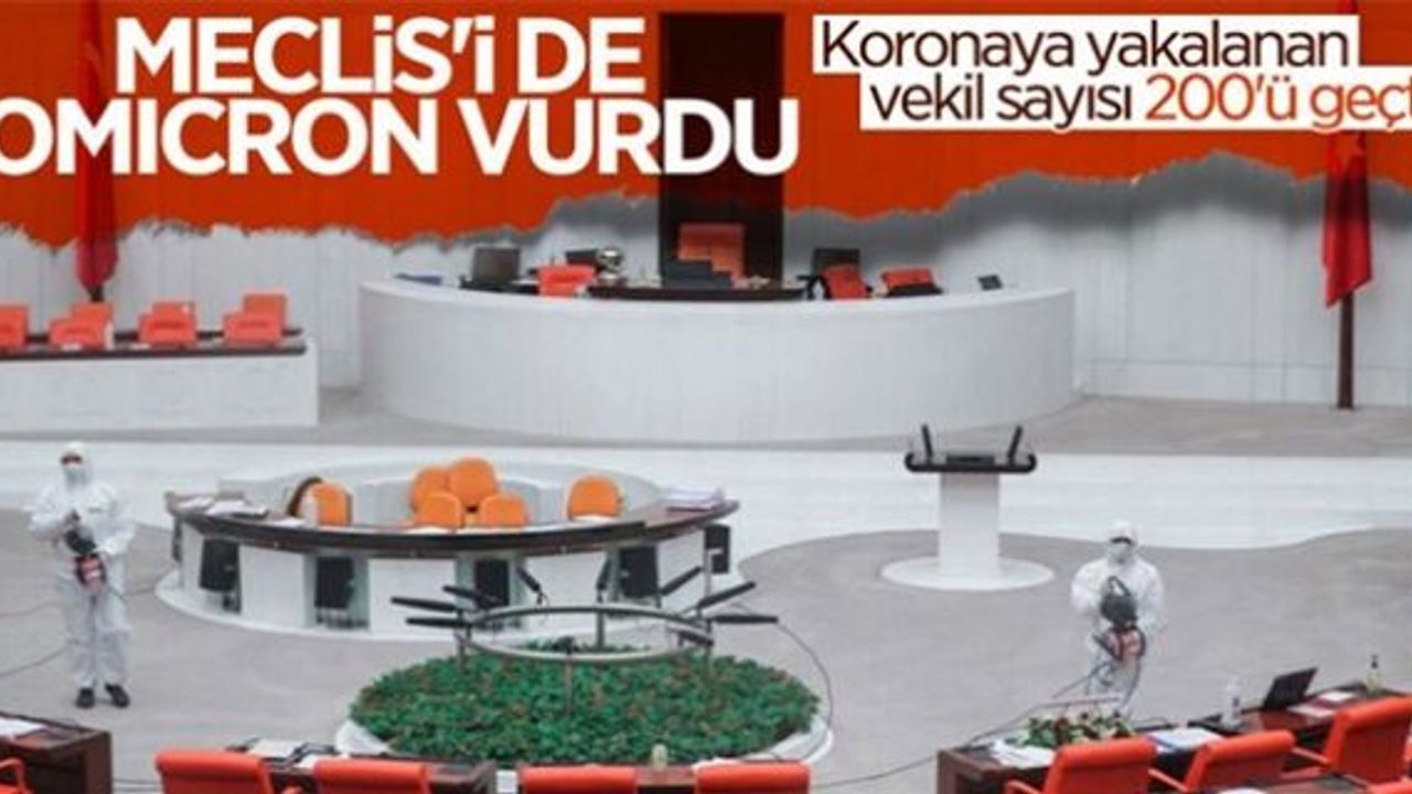 Meclis'te koronavirüse yakalanan vekil sayısında artış