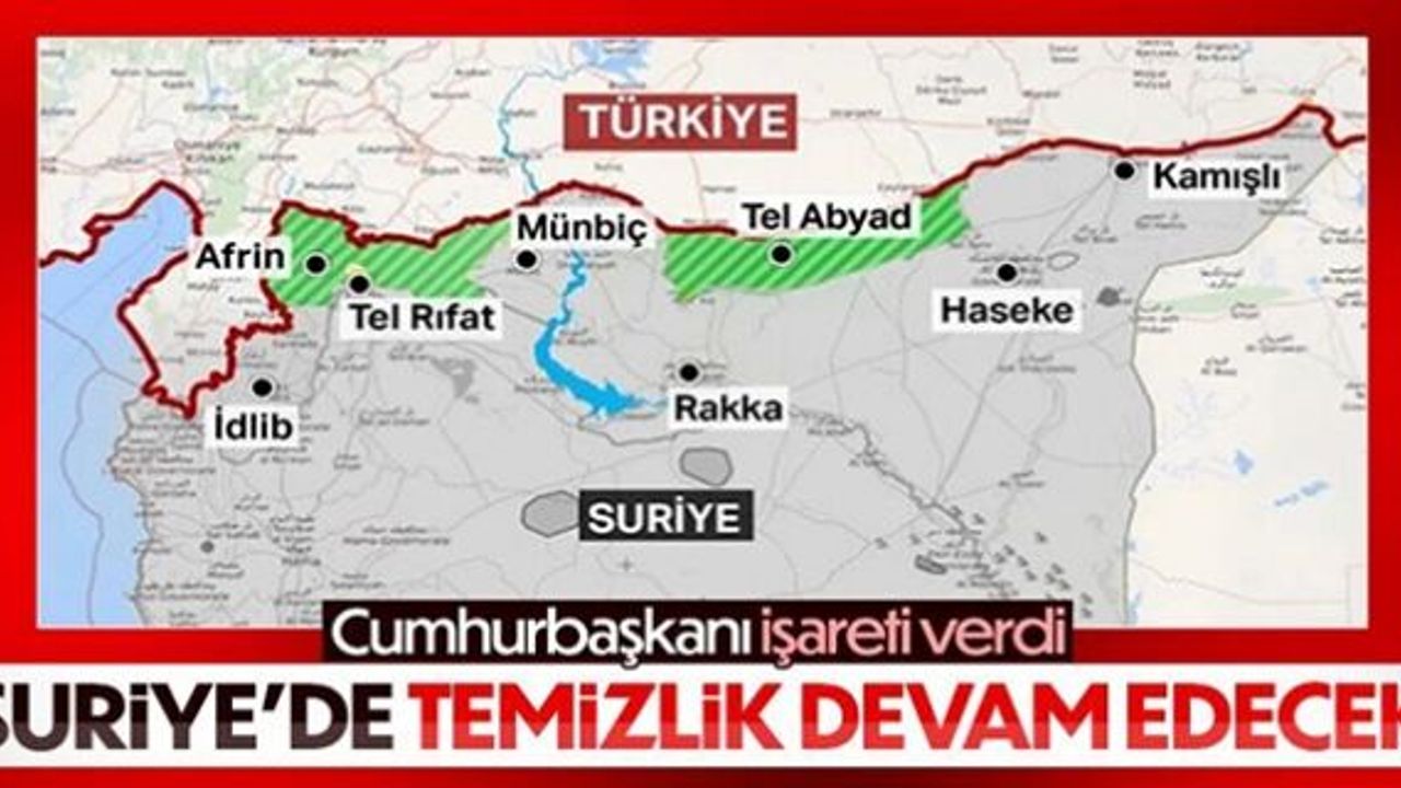 Cumhurbaşkanı Erdoğan'dan sınır ötesi harekat sinyali