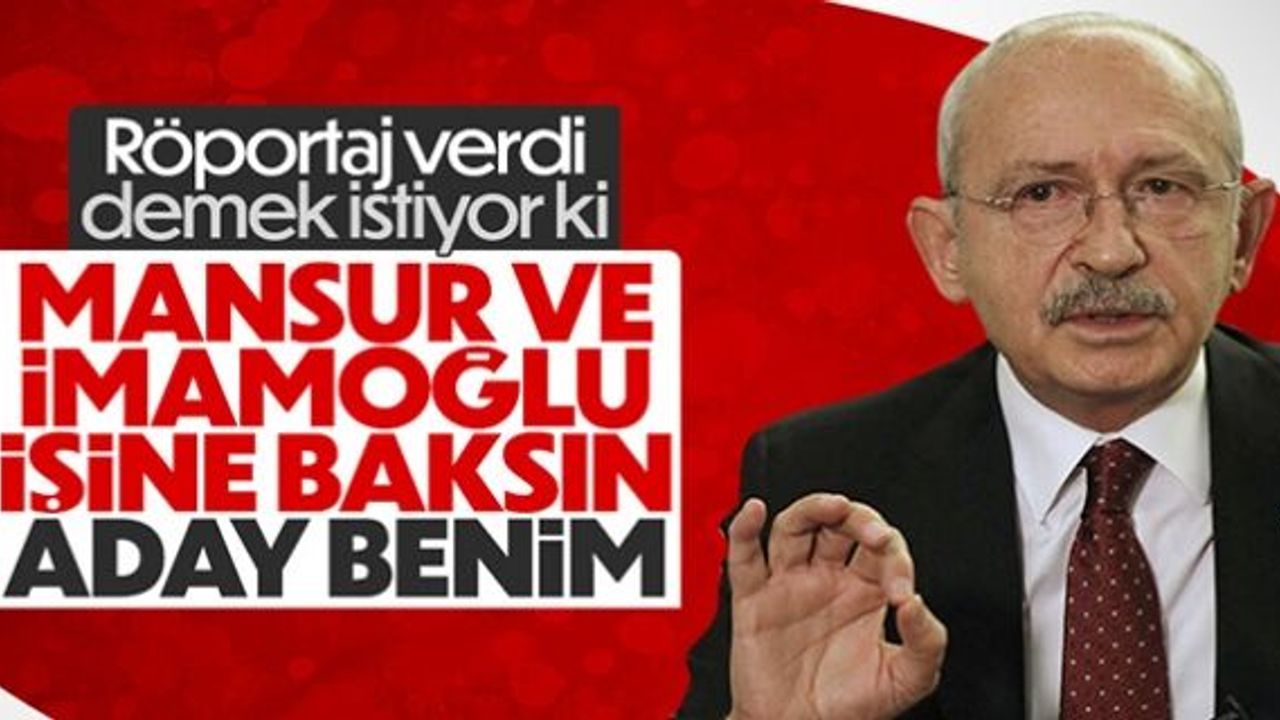 Kemal Kılıçdaroğlu'ndan Ekrem İmamoğlu ve Mansur Yavaş'a adaylık uyarısı