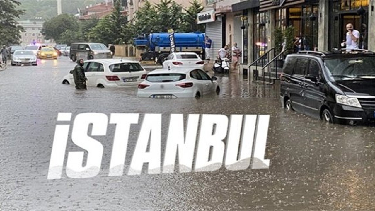 İstanbul genelinde şiddetli yağmur etkili oluyor