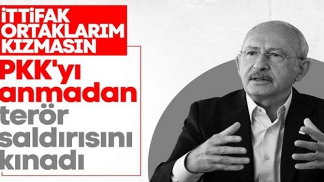 Kemal Kılıçdaroğlu’ndan Mersin’deki terör saldırısına kınama