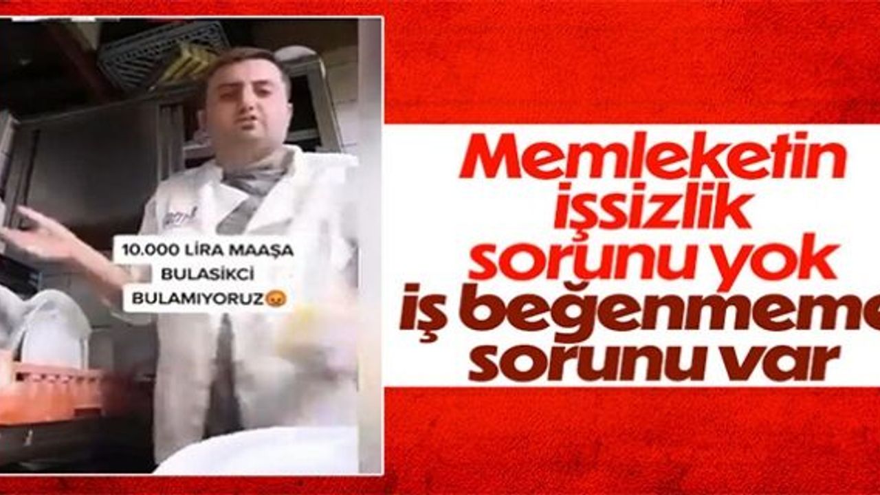 10 bin TL'ye Etiler'de bulaşıkçı bulamayınca isyan etti
