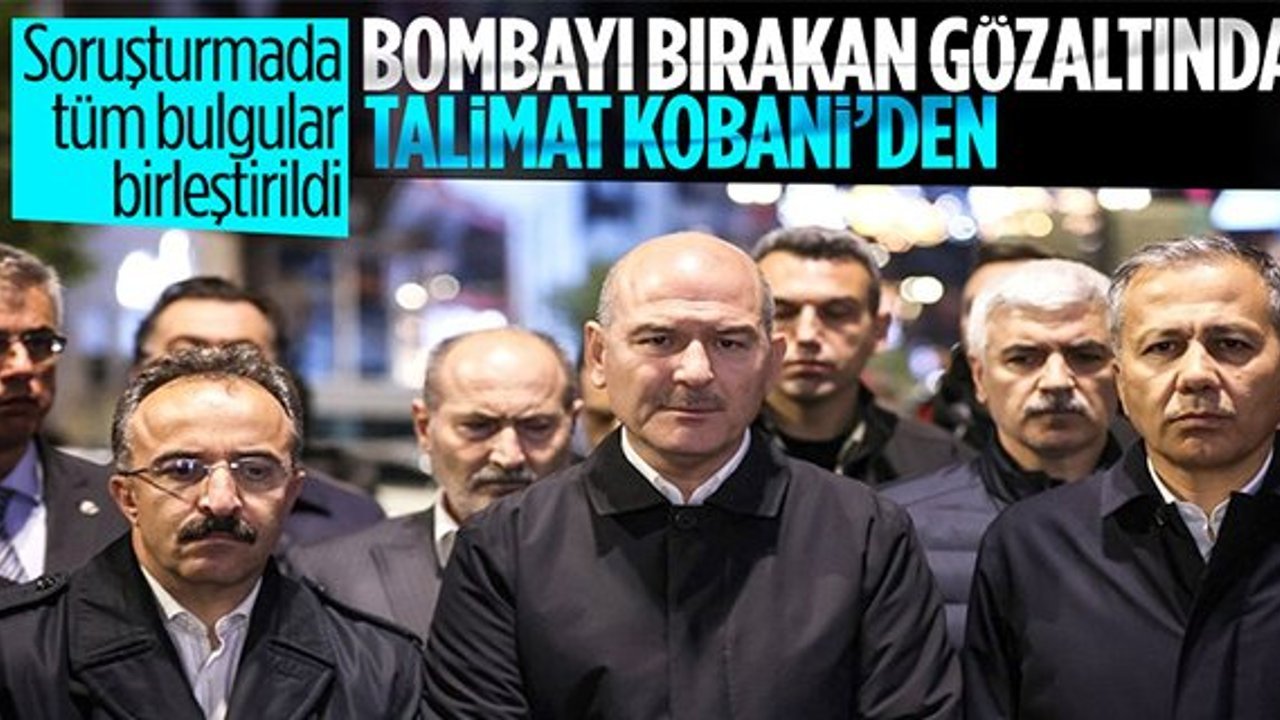 Süleyman Soylu: Bombayı bırakan kişi gözaltına alındı