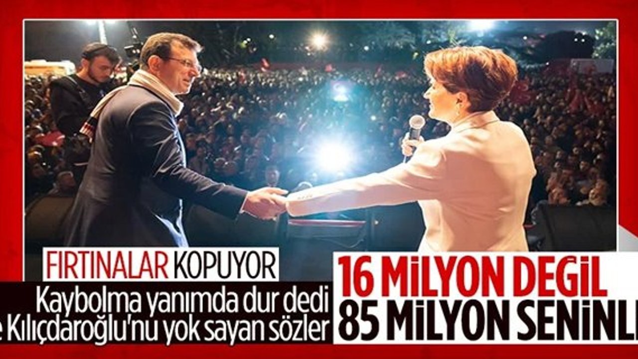 Meral Akşener'den İmamoğlu'na: Türkiye senin yanında