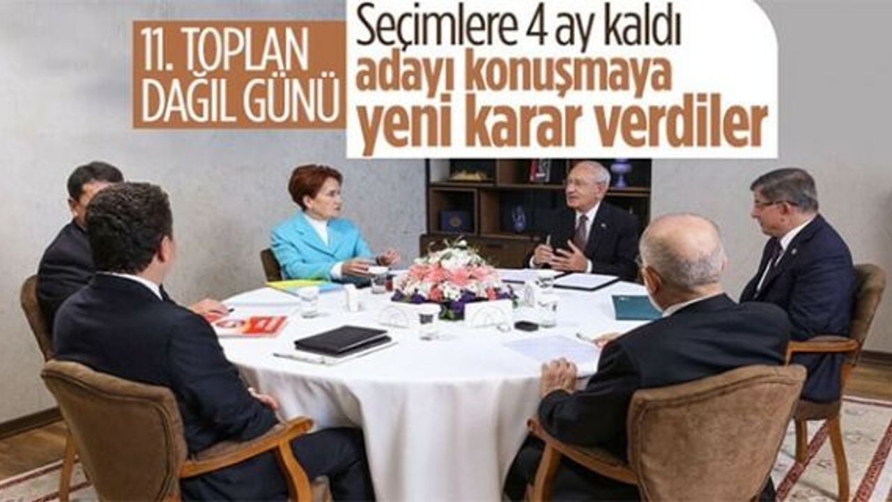 6'lı masa bugün toplanıyor