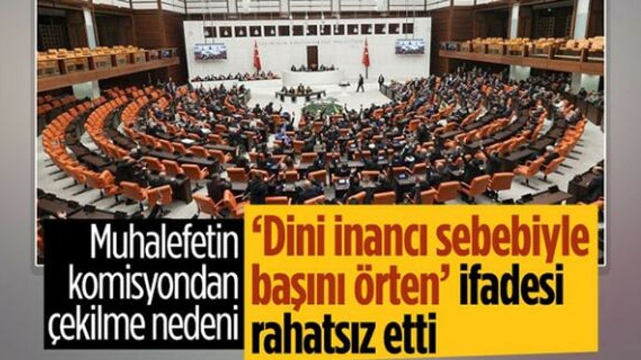 Hayati Yazıcı: Muhalefet, 'dini inancı sebebiyle başını örten' ifadesini çıkarmak istedi