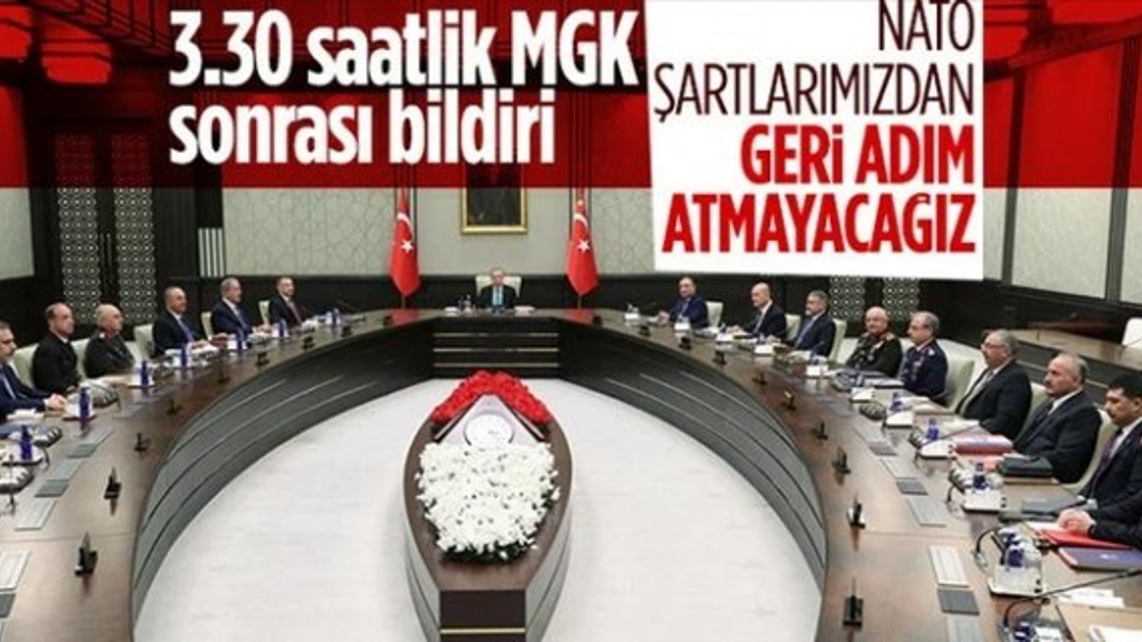 Yılın ilk MGK toplantısı sona erdi