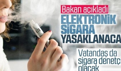 Elektronik sigaraya yasak geliyor