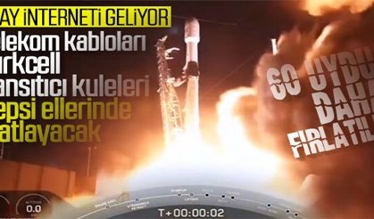SpaceX, 60 internet uydusunu daha yörüngeye gönderdi