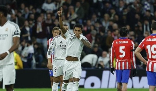 Real Madrid'in yıldızından Atletico Madrid ağlarına 30 metreden füze