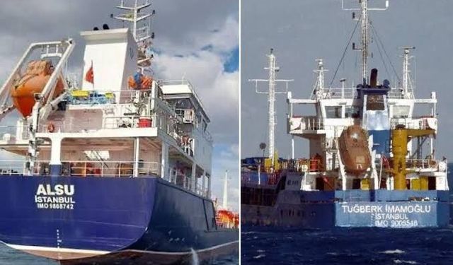 Silivri açıklarında 2 gemi çarpıştı