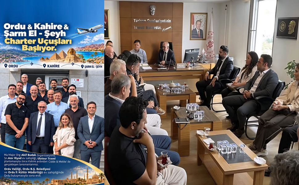 Ordu ile Kahire Arasında Charter Uçuşları İçin Önemli Turizm Toplantısı Gerçekleştirildi